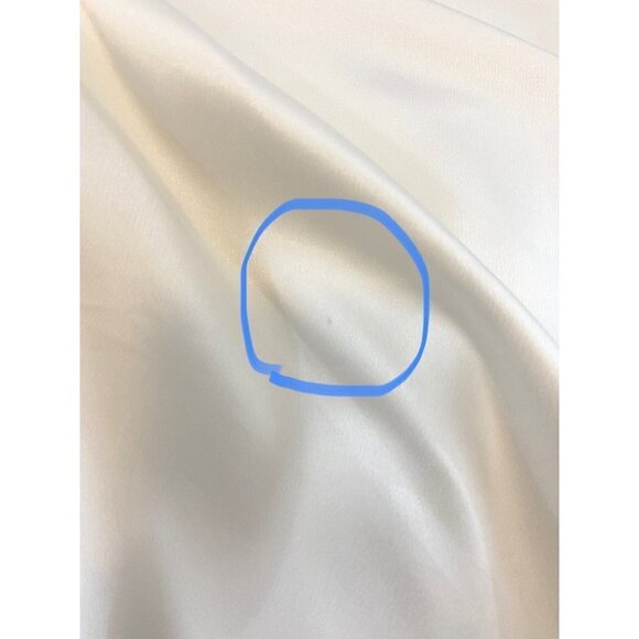 Maggie Sottero Couture Warm Ivory Satin Strapless Embellished Wedding Dress - 6 - Picture 4 of 16